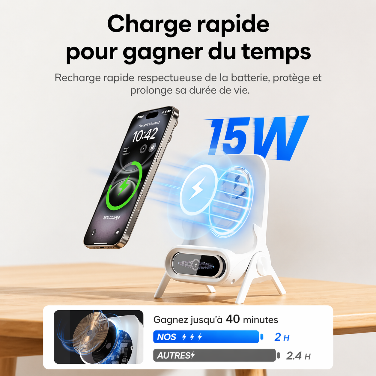 Support Sans Fil 3-en-1 Pro