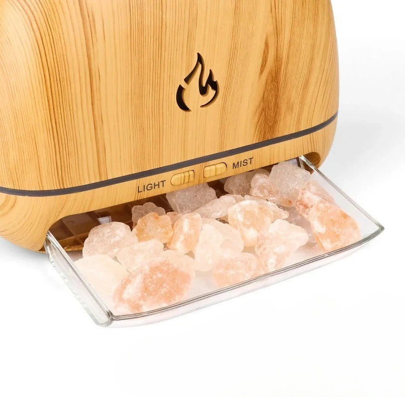 NordicZen™ Diffuseur Cristal Himalaya 3-en-1